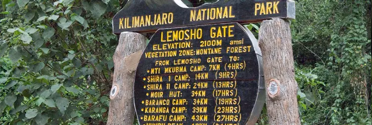 Londorossi Gate To Lemosho Gate To Big Tree (Mti Mkubwa) Camp